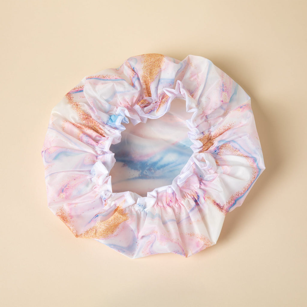Cala&reg; Marble Rainbow Shower Cap