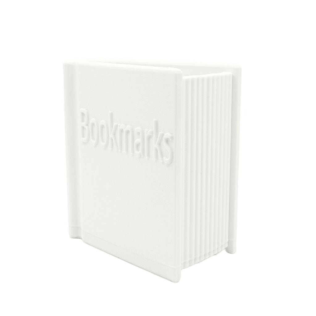 3D Printed Book-Shaped Bookmark Holder, Desktop Bookmark Organizer With Large Capacity, Decorative Book Style Storage Stand For Desk, Office, Reading Room & Bookshelf