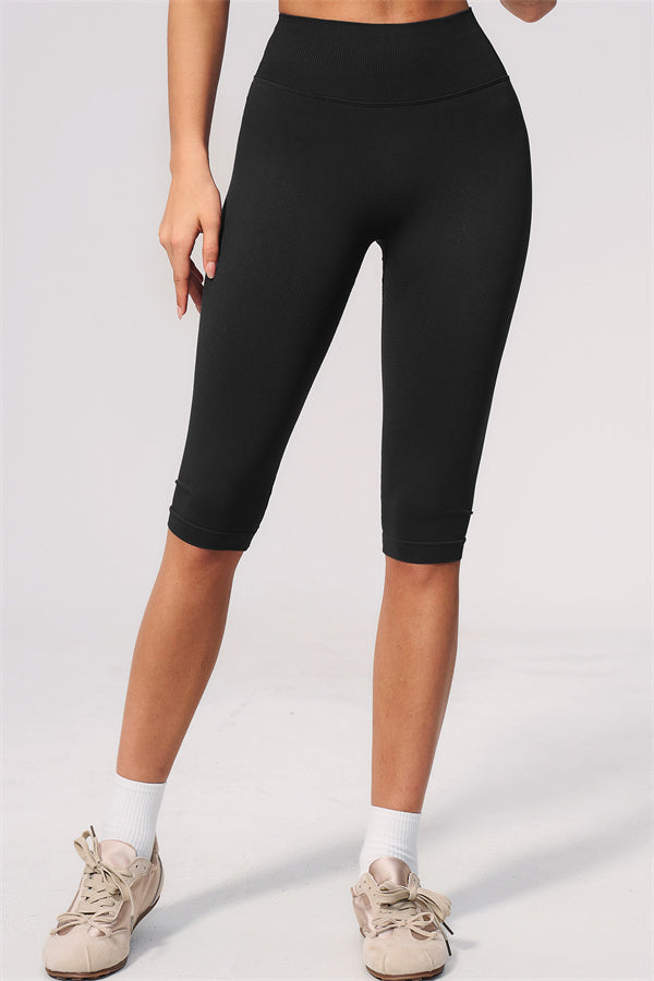 The Allure Crop Top Capri Leggings 2-Piece Set