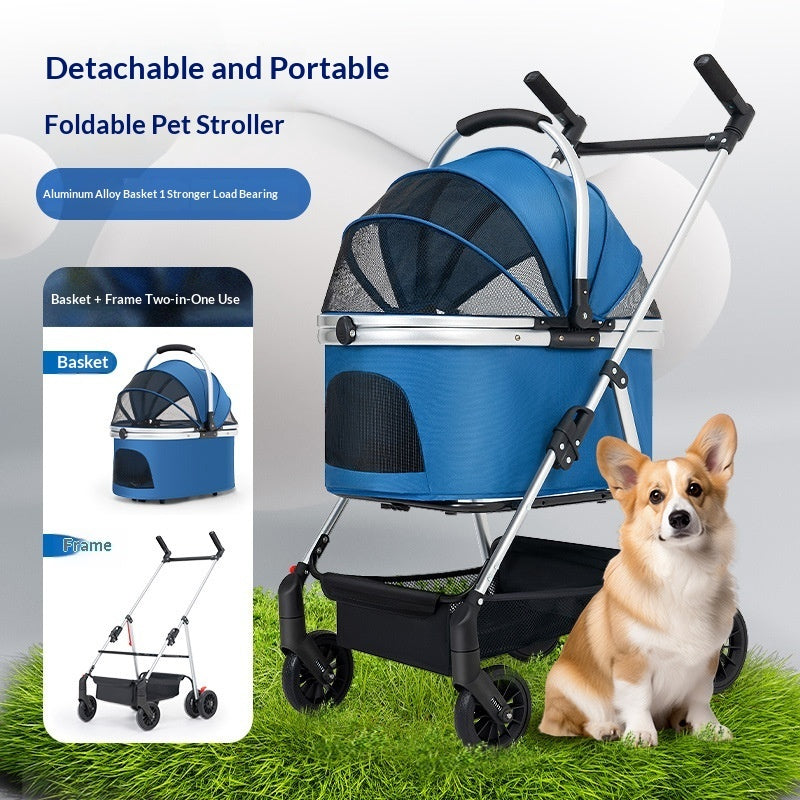 Multi-Functional Pet Stroller For Medium To Large DogsPerfect For Outdoor Adventures