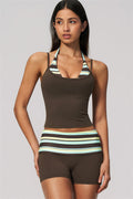 The Enliven Halter Tank Top Shorts 2-Piece Set