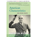 American Characteristics and Other Essays - Paperback