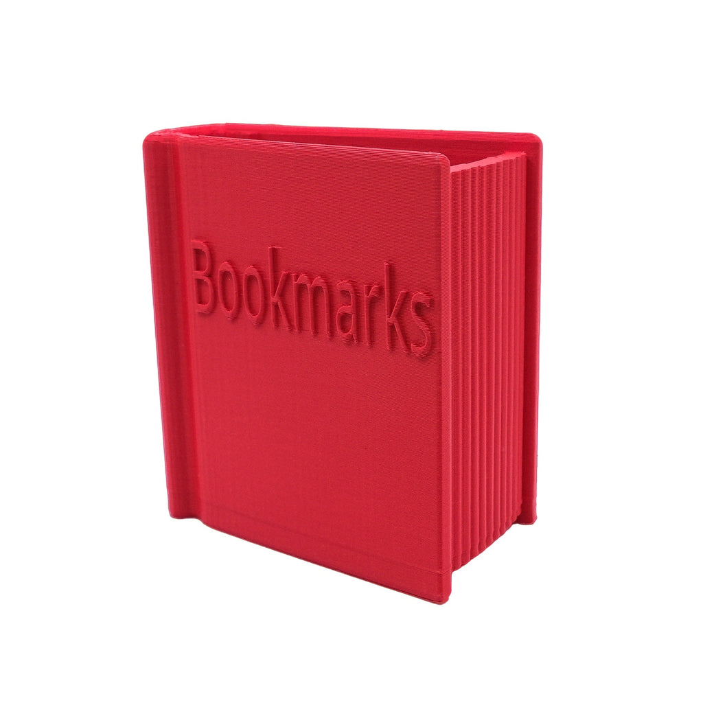 3D Printed Book-Shaped Bookmark Holder, Desktop Bookmark Organizer With Large Capacity, Decorative Book Style Storage Stand For Desk, Office, Reading Room & Bookshelf