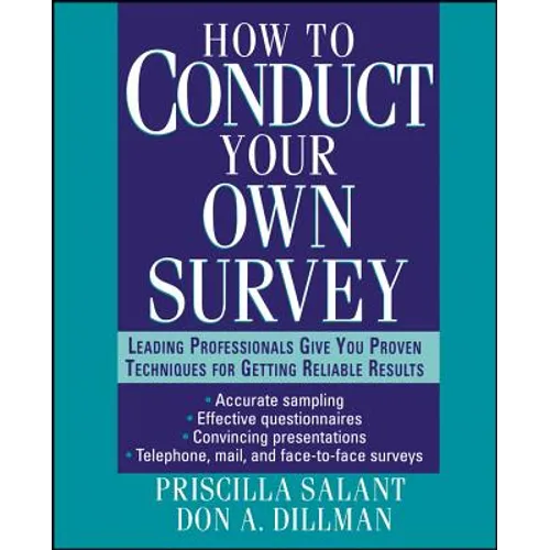 How to Conduct Your Own Survey - Paperback