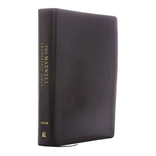 Niv, Maxwell Leadership Bible, 3rd Edition, Leathersoft, Black, Comfort Print - Imitation Leather