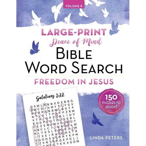 Peace of Mind Bible Word Search Freedom in Jesus - Paperback