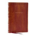 RSV Personal Size Bible with Cross References, Brown Leathersoft, (Sovereign Collection) - Imitation Leather