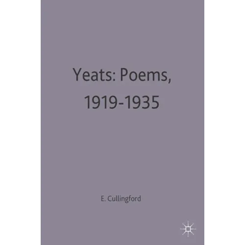Yeats: Poems, 1919-1935 - Paperback