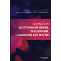 Advances in Questionnaire Design, Development, Evaluation and Testing - Paperback