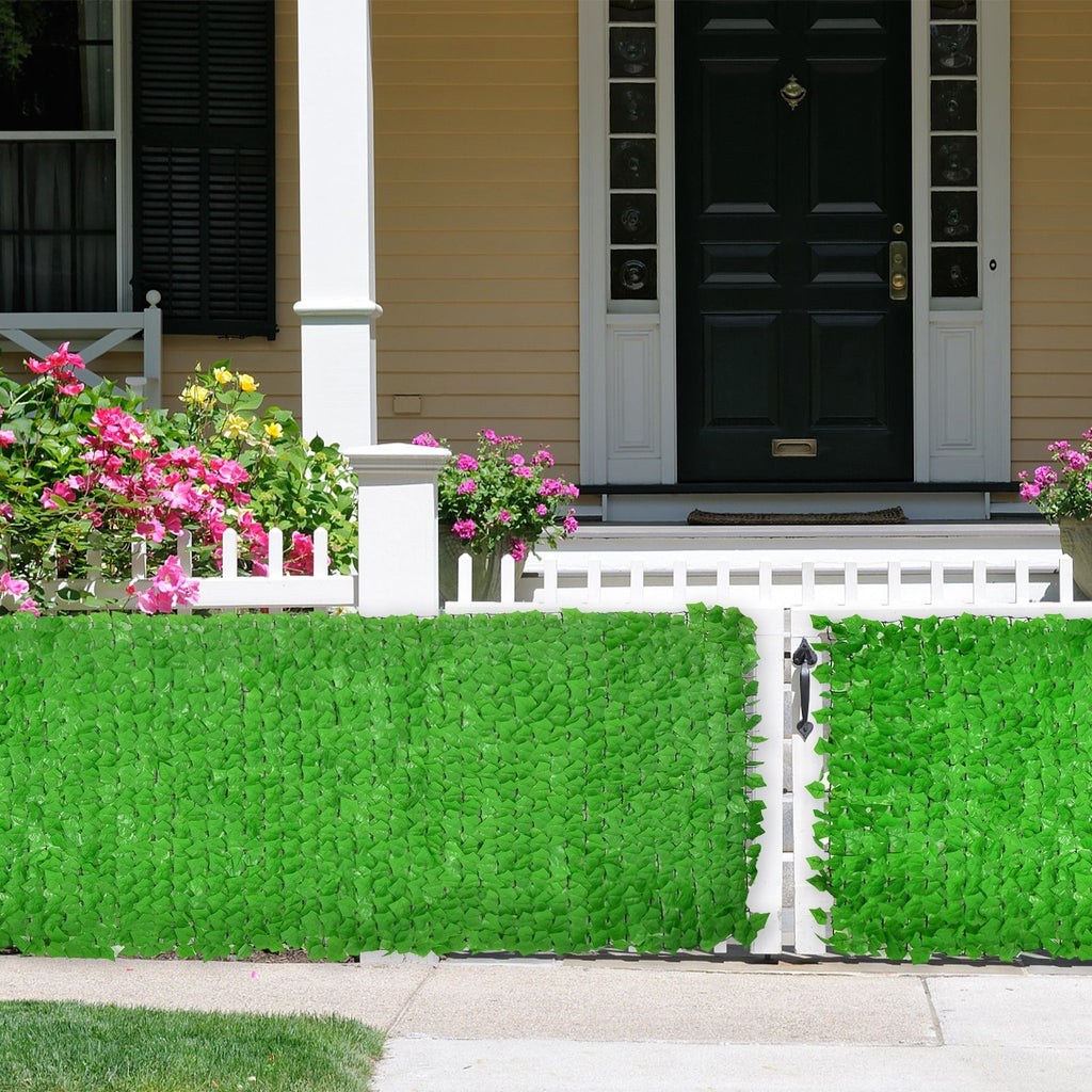 4 Pieces 118 x 39 Inch Artificial Ivy Privacy Fence for Fence and Vine Decor