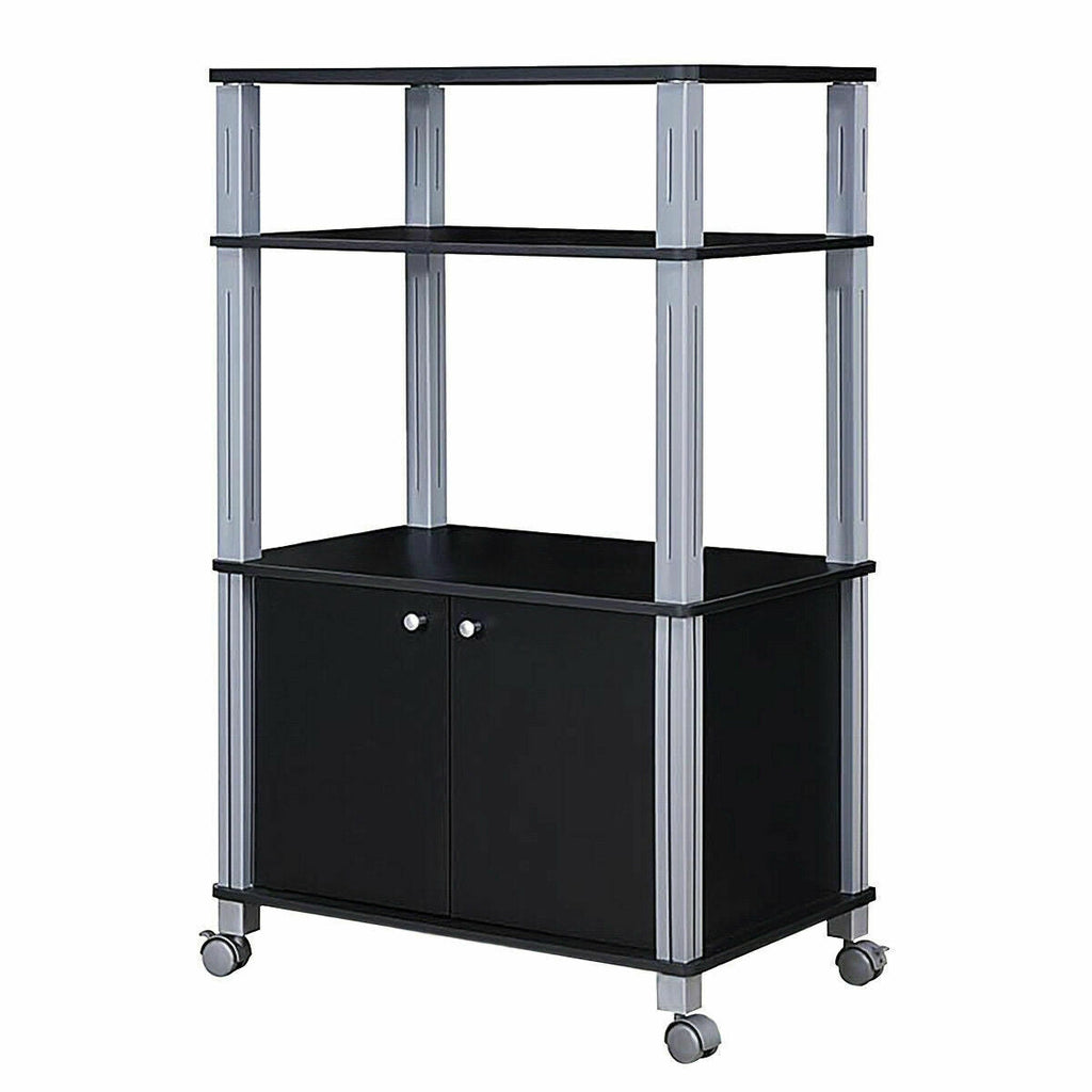 Microwave Rack Stand Rolling Storage Cart