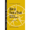 How to Form a Team: Five Keys to High Performance - Paperback