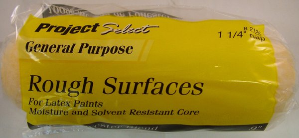 9 X 1.25 in. Utility Polyester Project Select Roller Cover