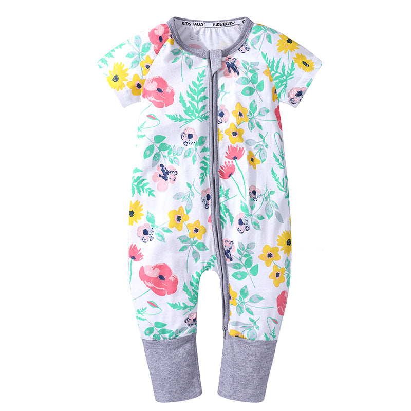 Cartoon Onesie Baby Short-sleeve Bodysuit