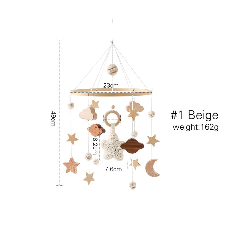 Crib Rattle Three-month-old Newborn Stroller Crib Headboard Rattle