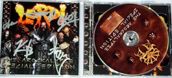 Arockalypse Signed Autographed CD Cover