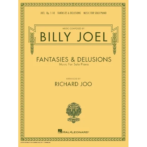 Billy Joel - Fantasies & Delusions: Music for Solo Piano, Op. 1-10 - Paperback