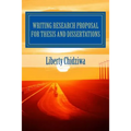 Writing Research proposal for Thesis and dissertations: A Sample Research Proposal for MBA students - Paperback