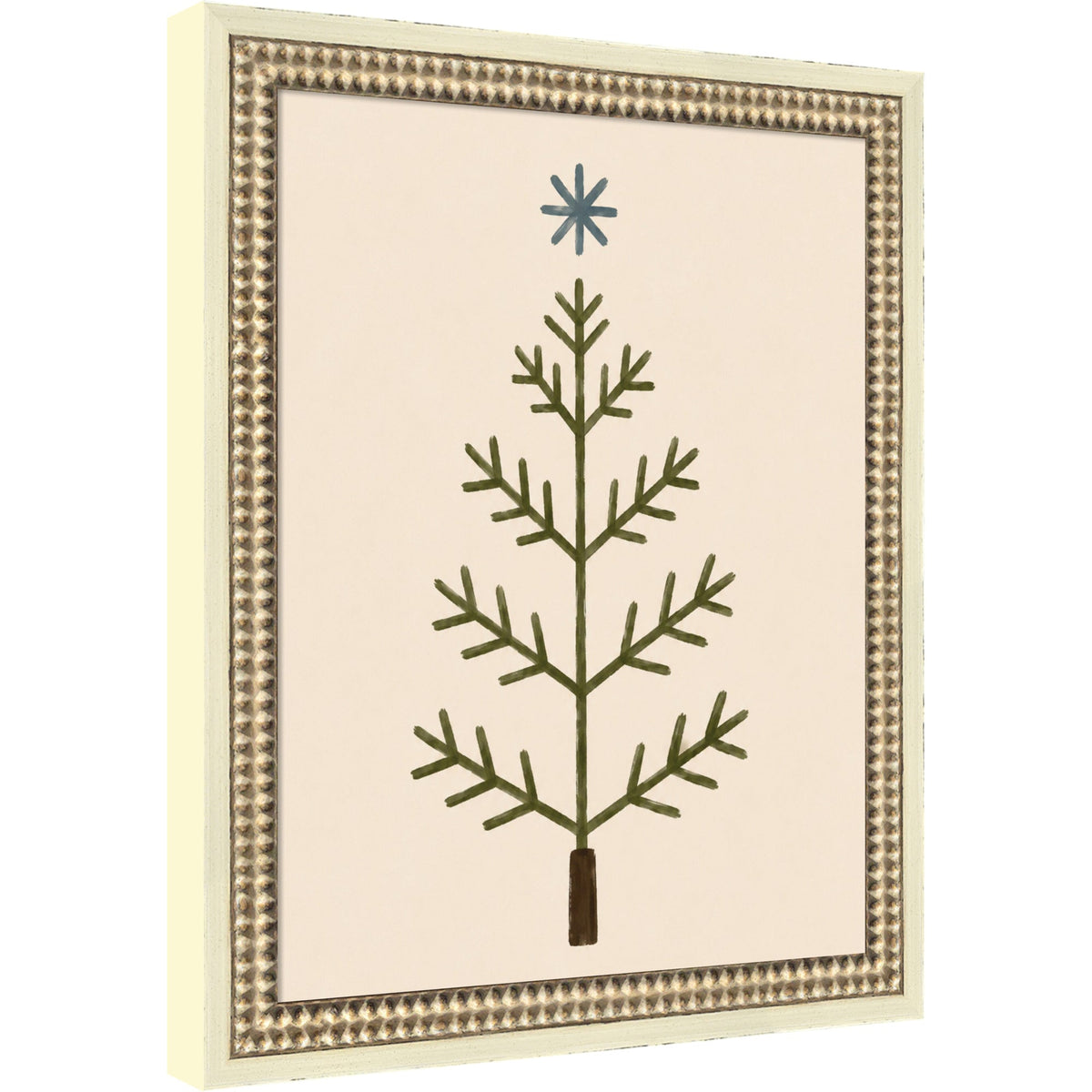 Scandinavian Tree by Laura Moss Framed Mounted Canvas Wall Art Print