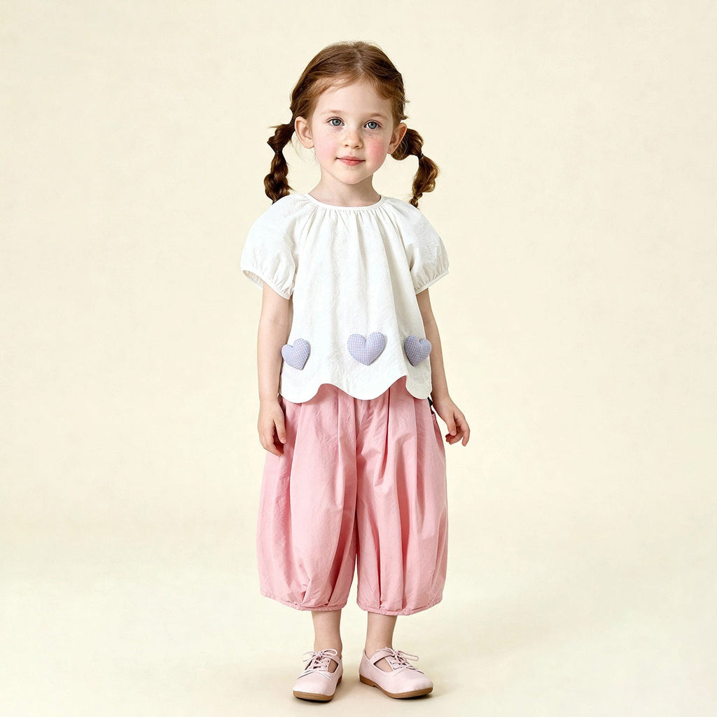 Girls Two-piece Set Top And Pants