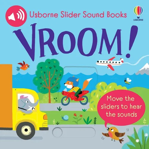 Slider Sound Books: Vroom! - Board Book