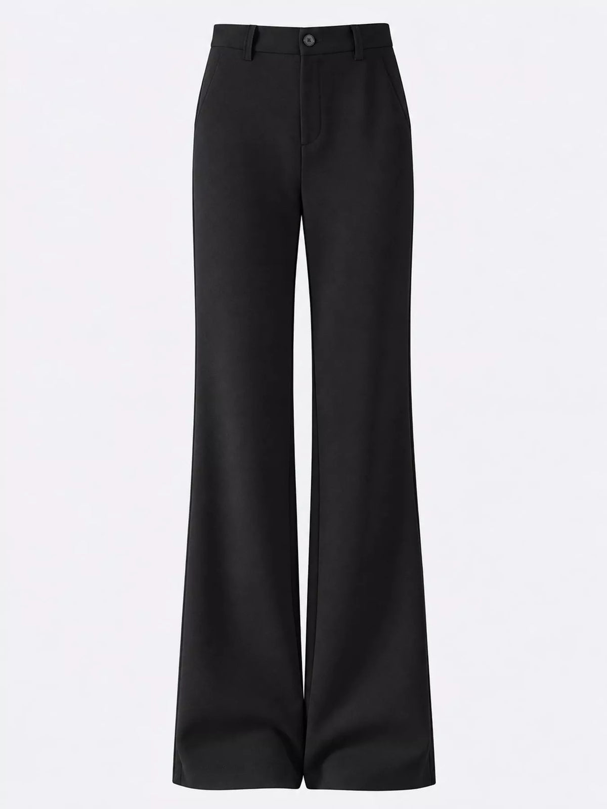 Full Size High-Waisted Slim-Fit Straight-Leg Pants Plus Size
