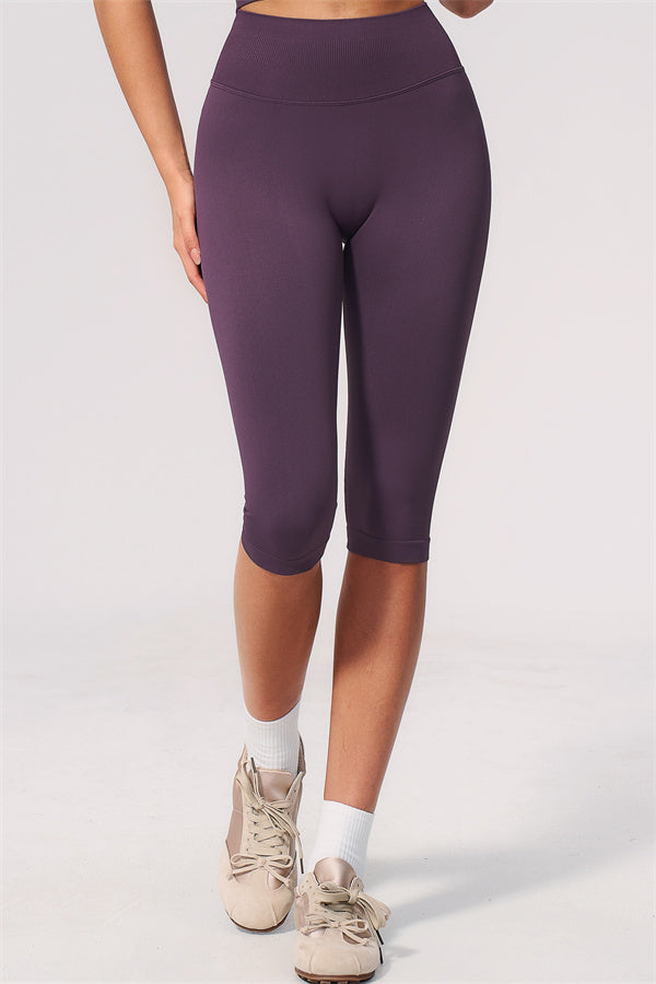 The Allure Crop Top Capri Leggings 2-Piece Set