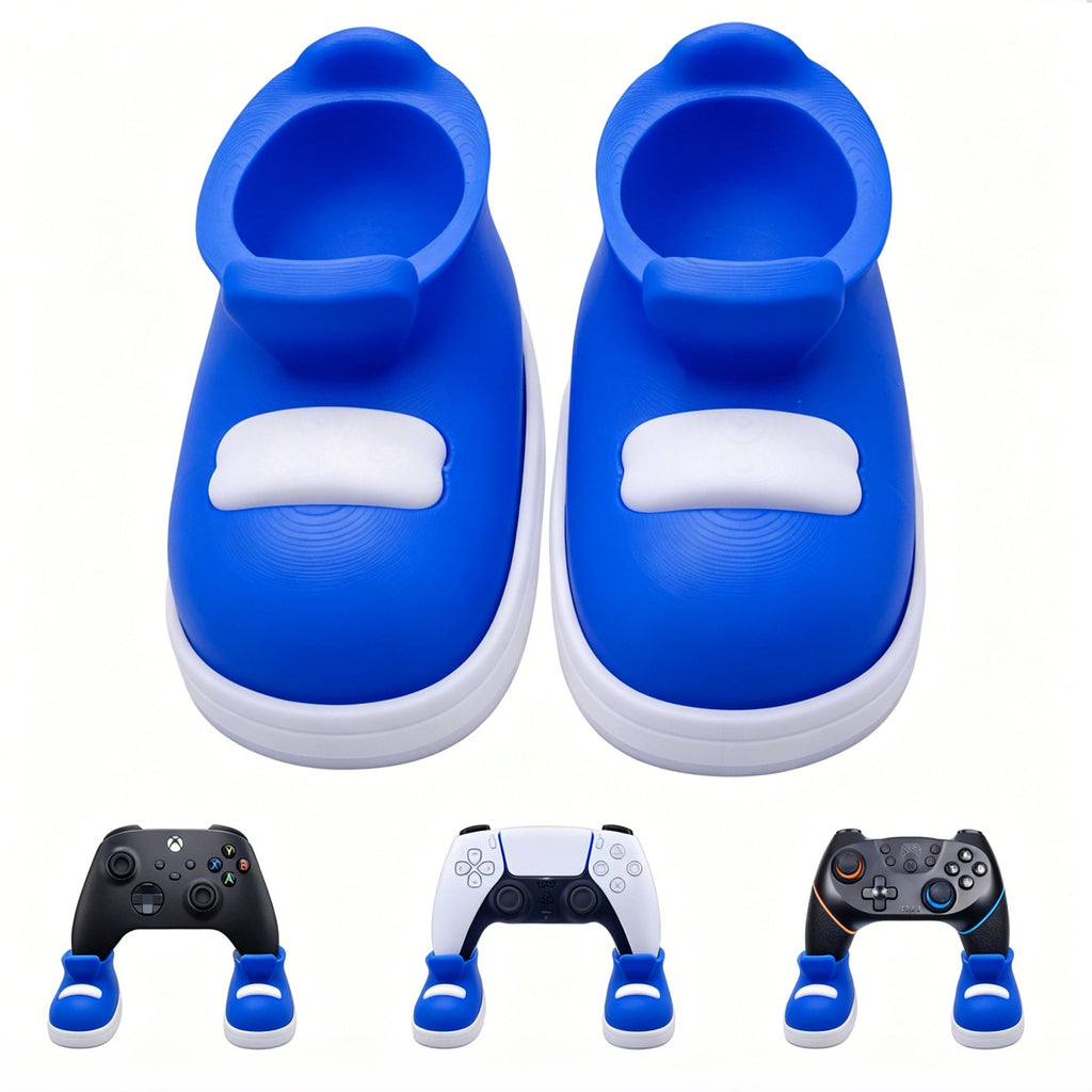 2PCS Shoe-Shaped Game Controller Stand, 3D Printed Gaming Controller Holder, Cute Desktop Display Stand For Game Room Desk Accessories