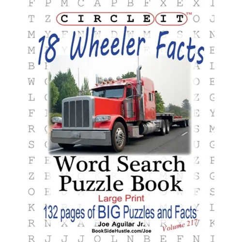 Circle It, 18 Wheeler Facts, Word Search, Puzzle Book - Paperback