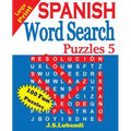 Large Print SPANISH Word Search Puzzles 5 - Paperback