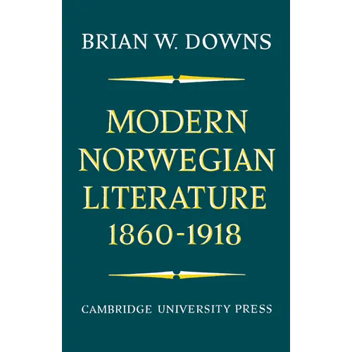 Modern Norwegian Literature 1860-1918 - Paperback
