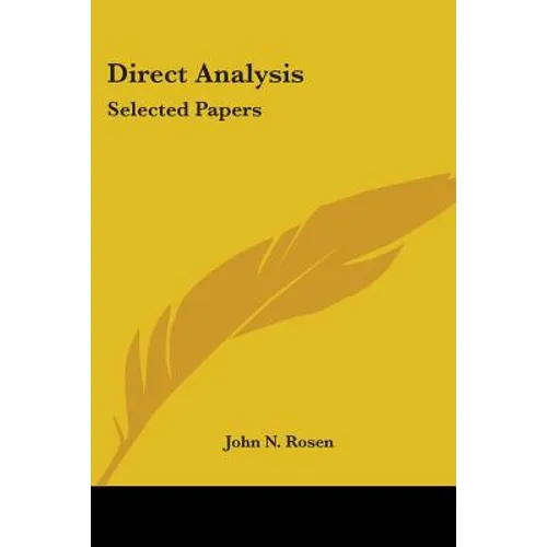 Direct Analysis: Selected Papers - Paperback