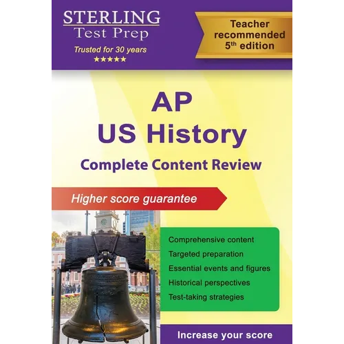 AP U.S. History: Complete Content Review for AP US History Exam - Paperback
