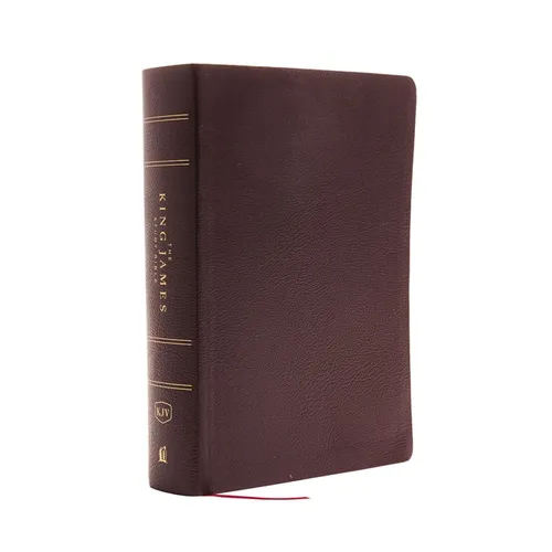 The King James Study Bible, Bonded Leather, Burgundy, Full-Color Edition - Bonded Leather