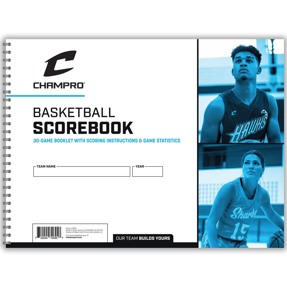 CHAMPRO BASKETBALL SCORE BOOK
