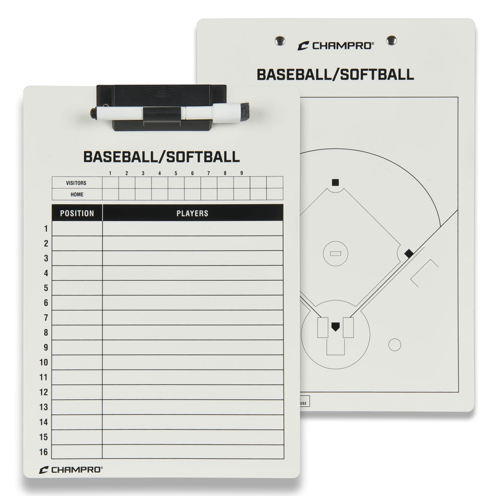 BASEBALL/SOFTBALL COACH'S BOARD 12 inX9 in