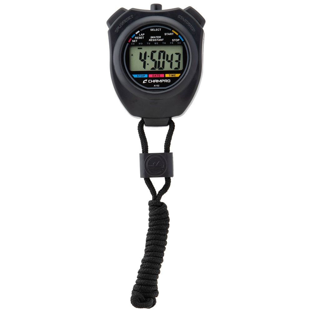 CHAMPRO BASKETBALL WATER RESISTANT STOP WATCH