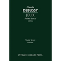 Jeux, Poème dansé: Study score - Paperback