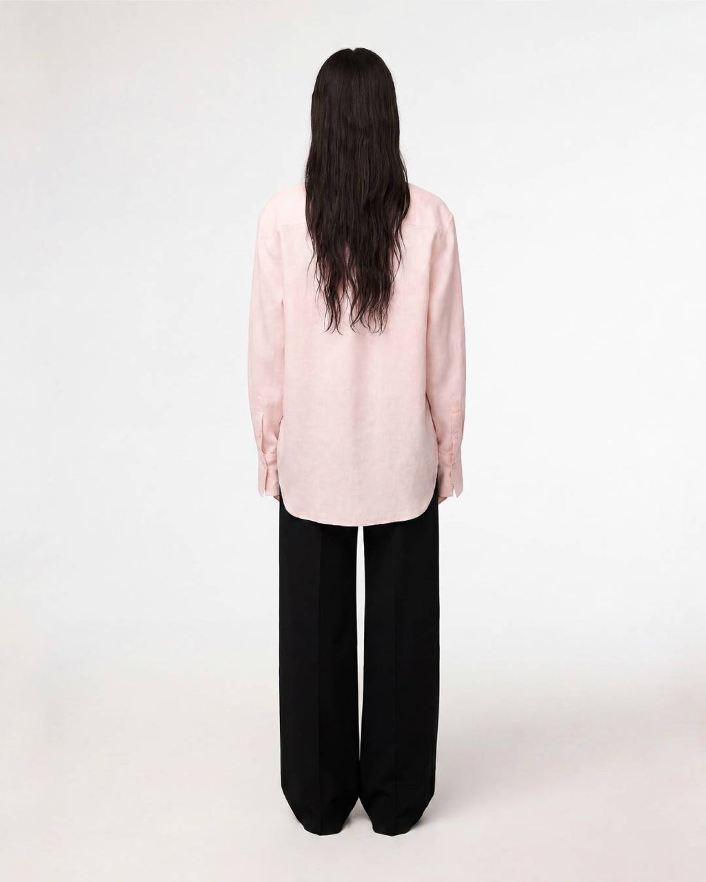 Linen Oversized Mens Shirt | Quartz
