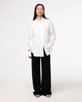 Linen Oversized Men's Shirt | White