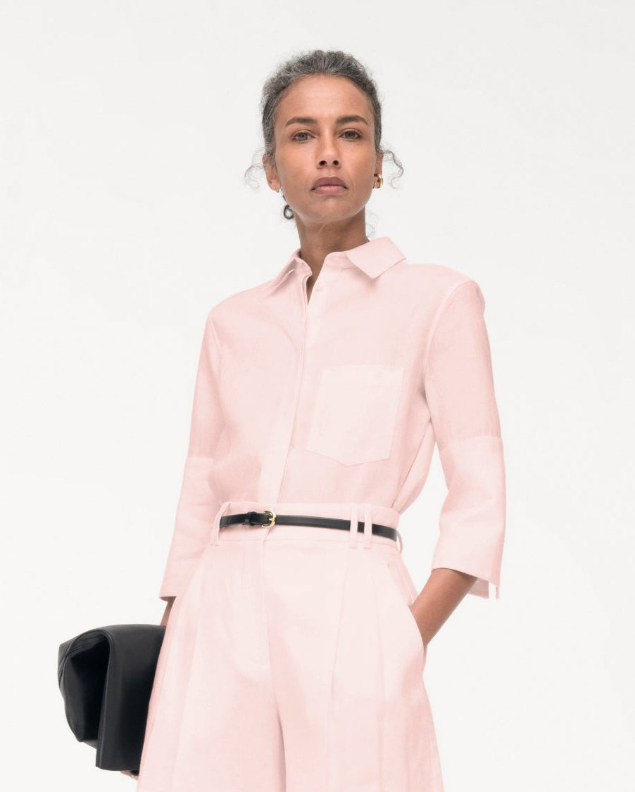 French Cuff Blouse | Quartz