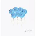 Boy baby shower guest book (Hardback) - Hardcover