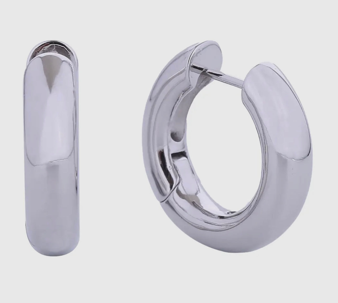 The Chunky Hoop Earrings {GOLD + SILVER}