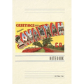 Vintage Lined Notebook Greetings from Savannah - Paperback