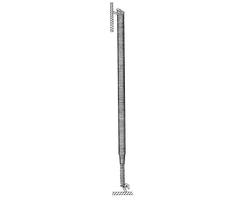 ADJUSTABLE SCREEN DOOR SPRING ADJUSTS FROM 13" TO