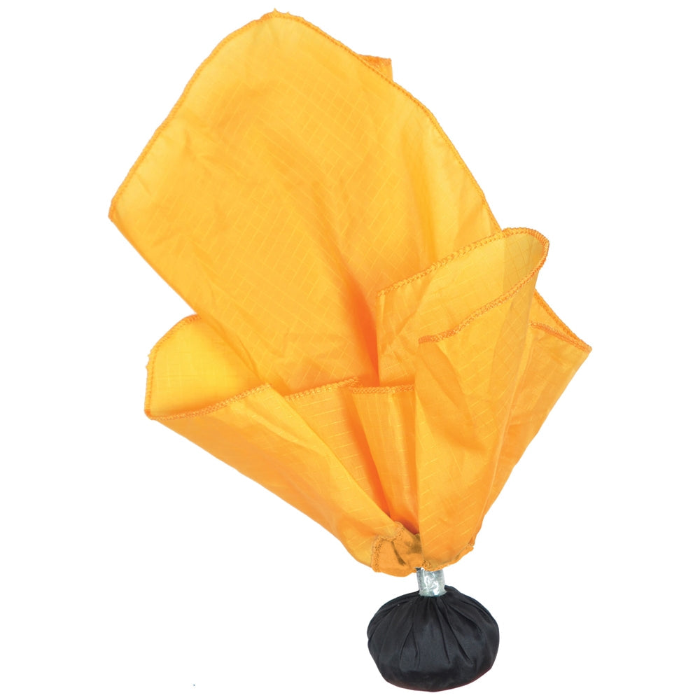 CHAMPRO FOOTBALL BALL FLAG WITH BLACK BALL