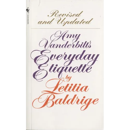 Amy Vanderbilt's Everyday Etiquette - Mass Market Paperbound