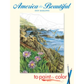 America the Beautiful to Paint or Color - Paperback