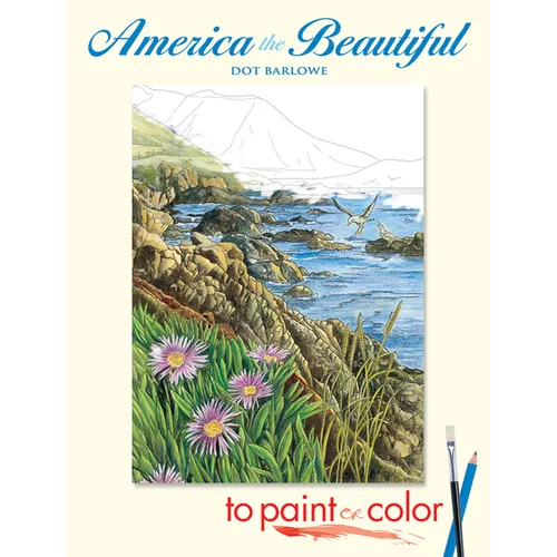 America the Beautiful to Paint or Color - Paperback