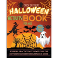 Halloween Activity Book for Kids Ages 4-8: A Spooky, Scary and Fun Workbook for Happy Halloween Scissor Practice, Dot to Dot, Handwriting Practice, Fi - Paperback